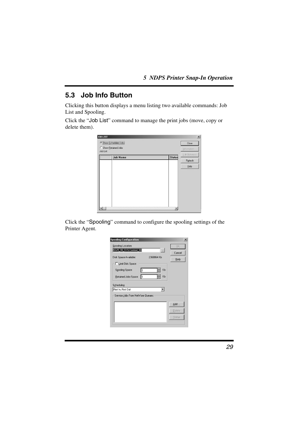 3 job info button | Konica Minolta BIZHUB C30P User Manual | Page 36 / 47