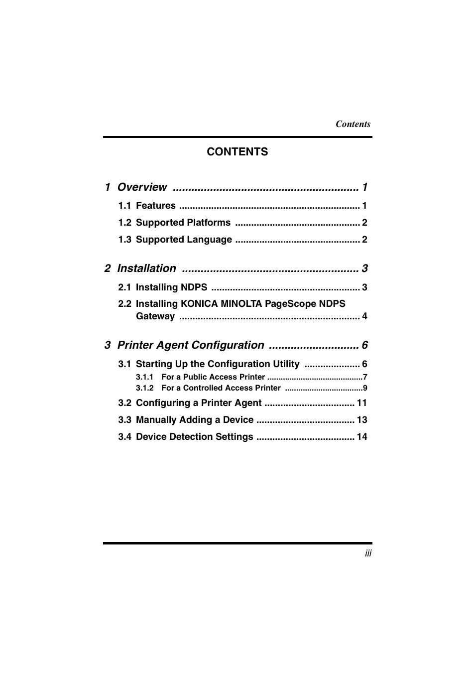 Konica Minolta BIZHUB C30P User Manual | Page 4 / 47