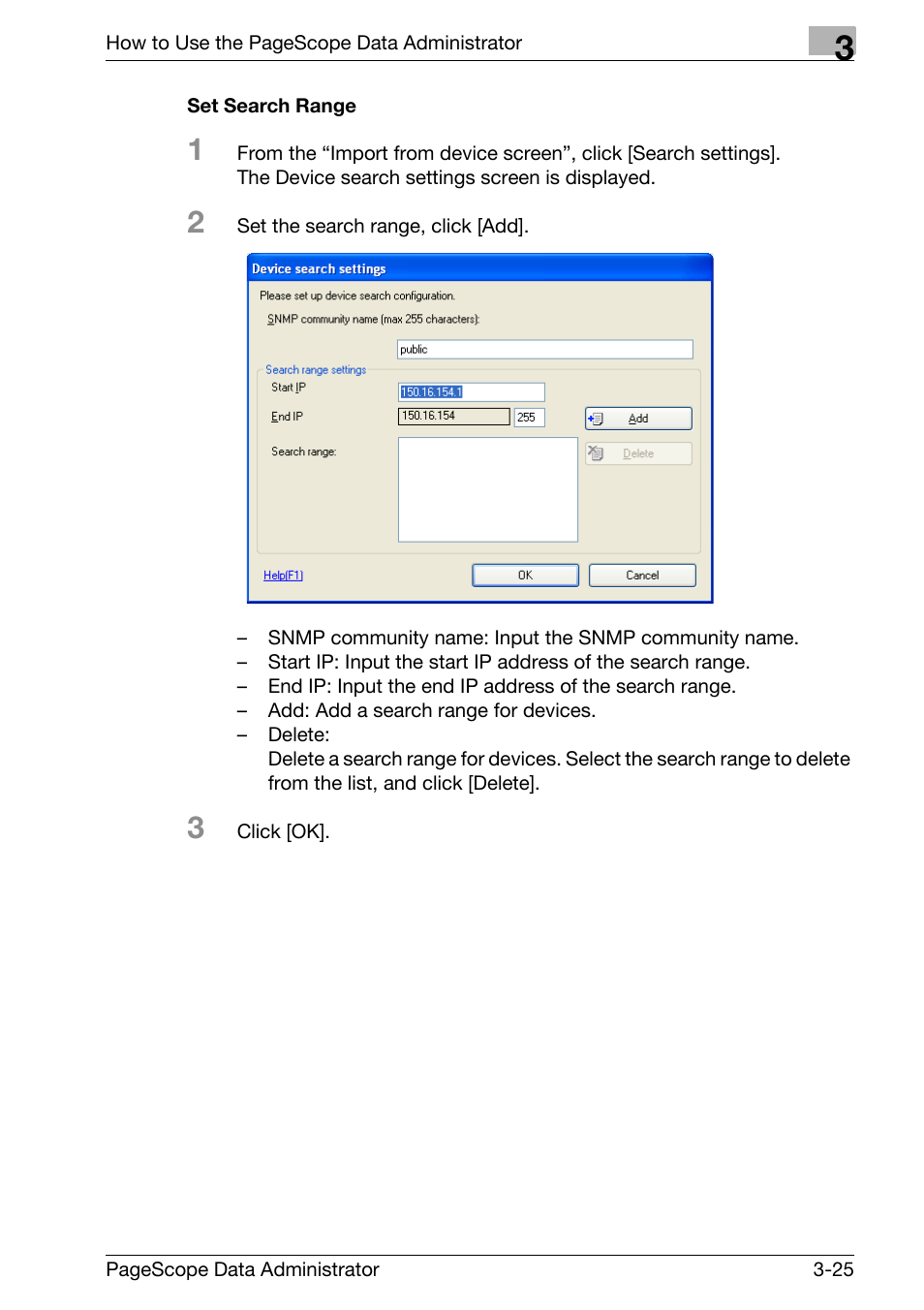 Set search range -25 | Konica Minolta bizhub C31P User Manual | Page 33 / 106