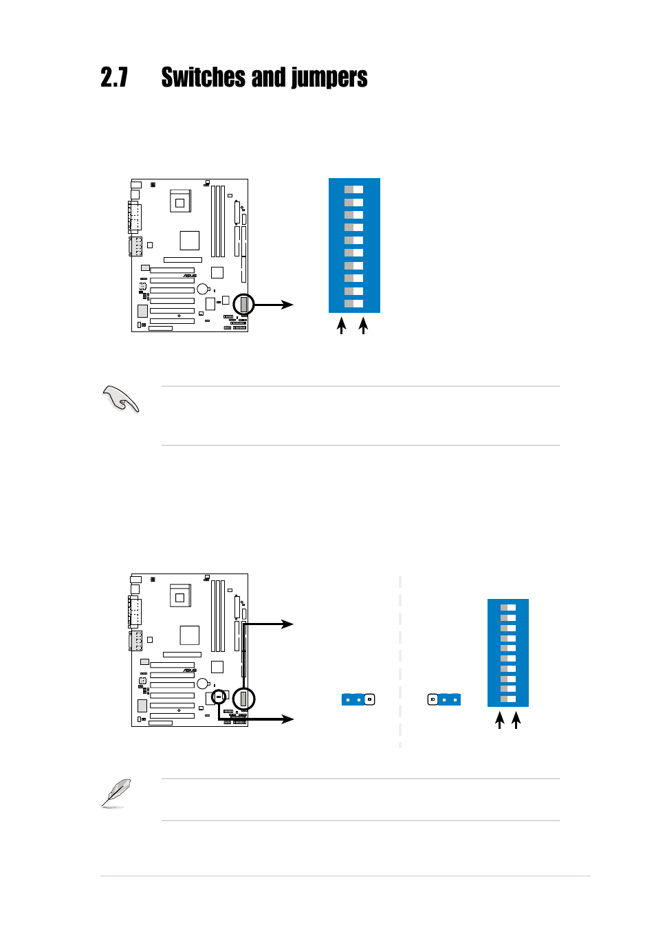 7 switches and jumpers | Asus P4B266 User Manual | Page 39 / 128