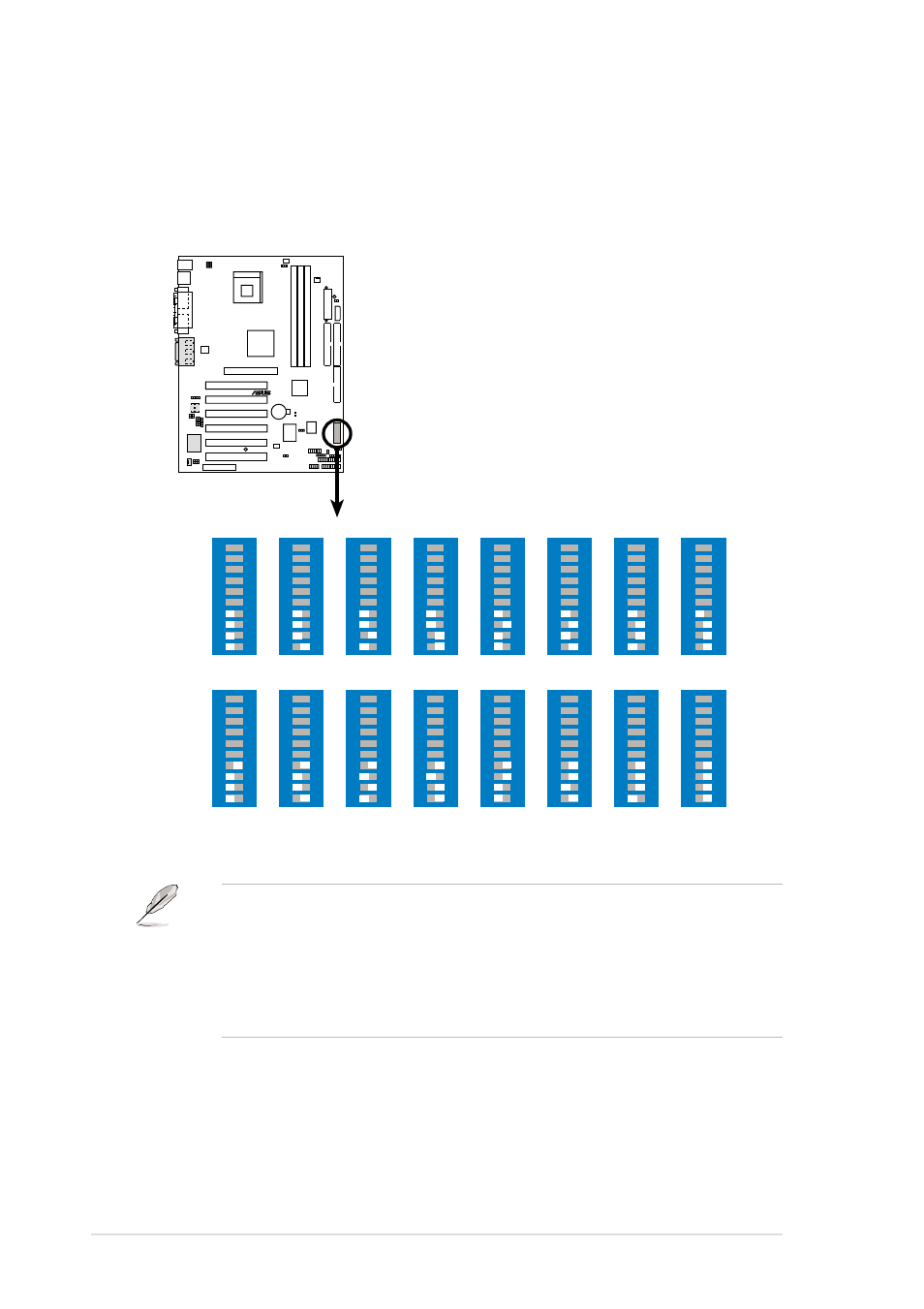 P4b266 cpu frequency multiple selection switch | Asus P4B266 User Manual | Page 40 / 128