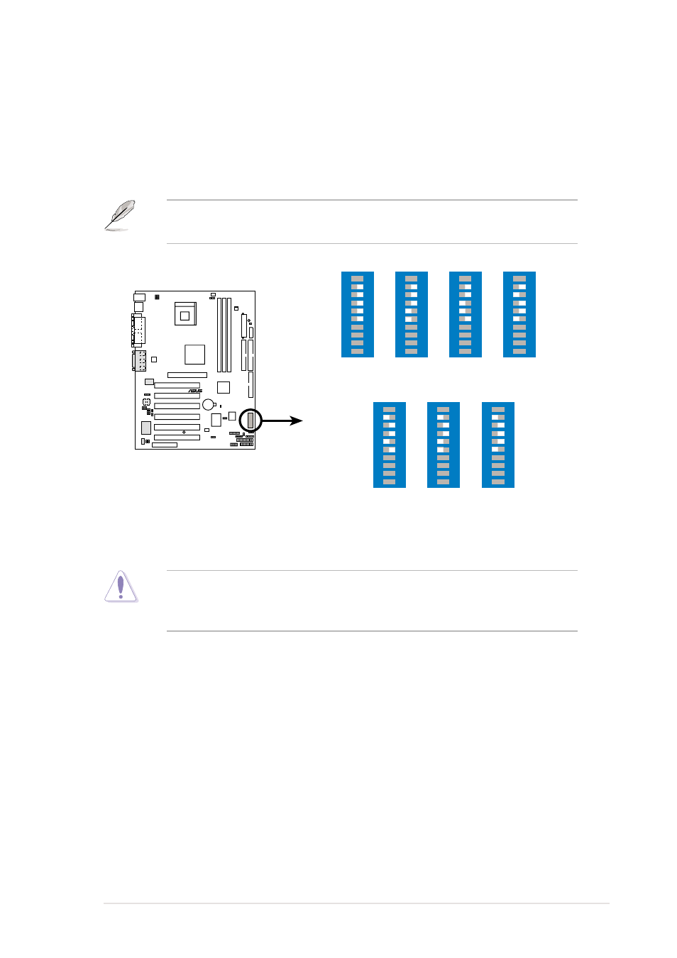 Switch p4b266 cpu external frequency selection | Asus P4B266 User Manual | Page 41 / 128