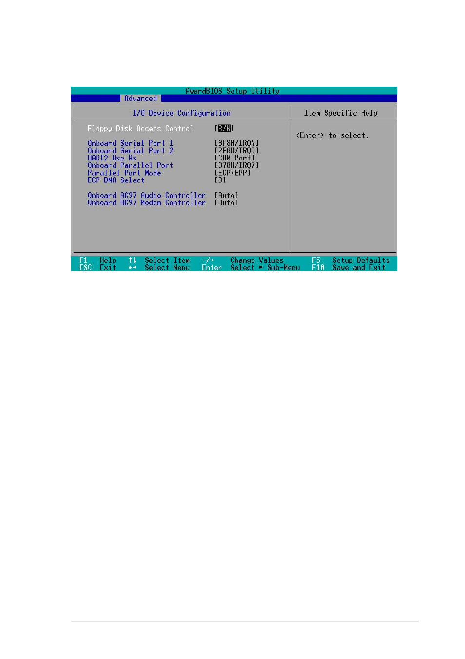 2 i/o device configuration | Asus P4B266 User Manual | Page 85 / 128