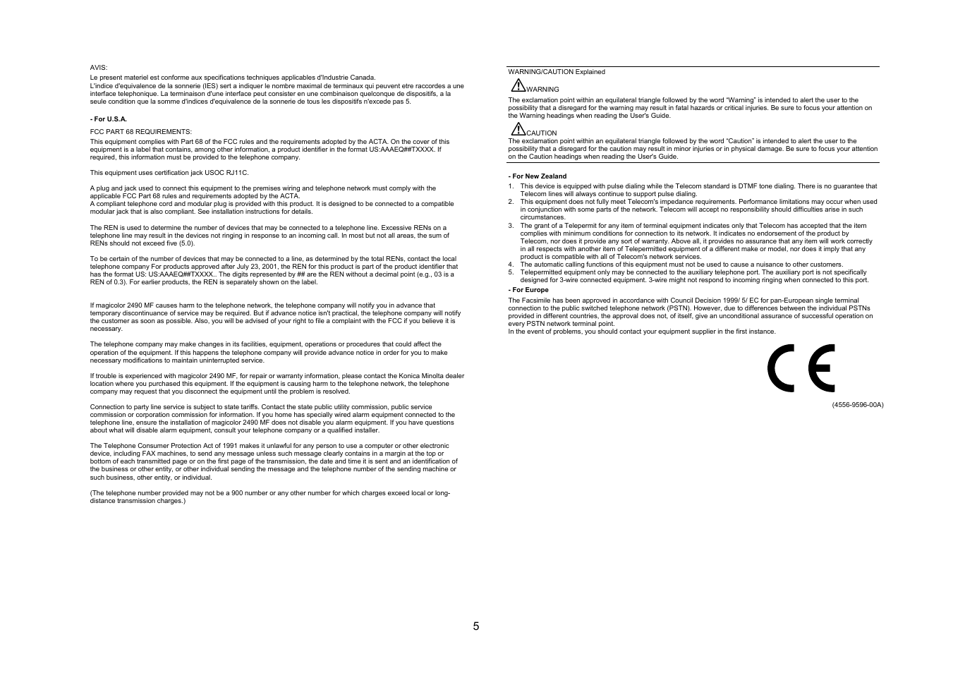 Konica Minolta Magicolor 2490MF User Manual | Page 3 / 47