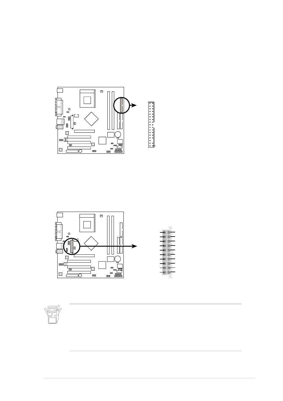 A7n8x-vm floppy disk drive connector, Floppy1, A7n8x-vm atx power connector atxpwr1 | Asus Motherboard A7N8X-VM User Manual | Page 25 / 64