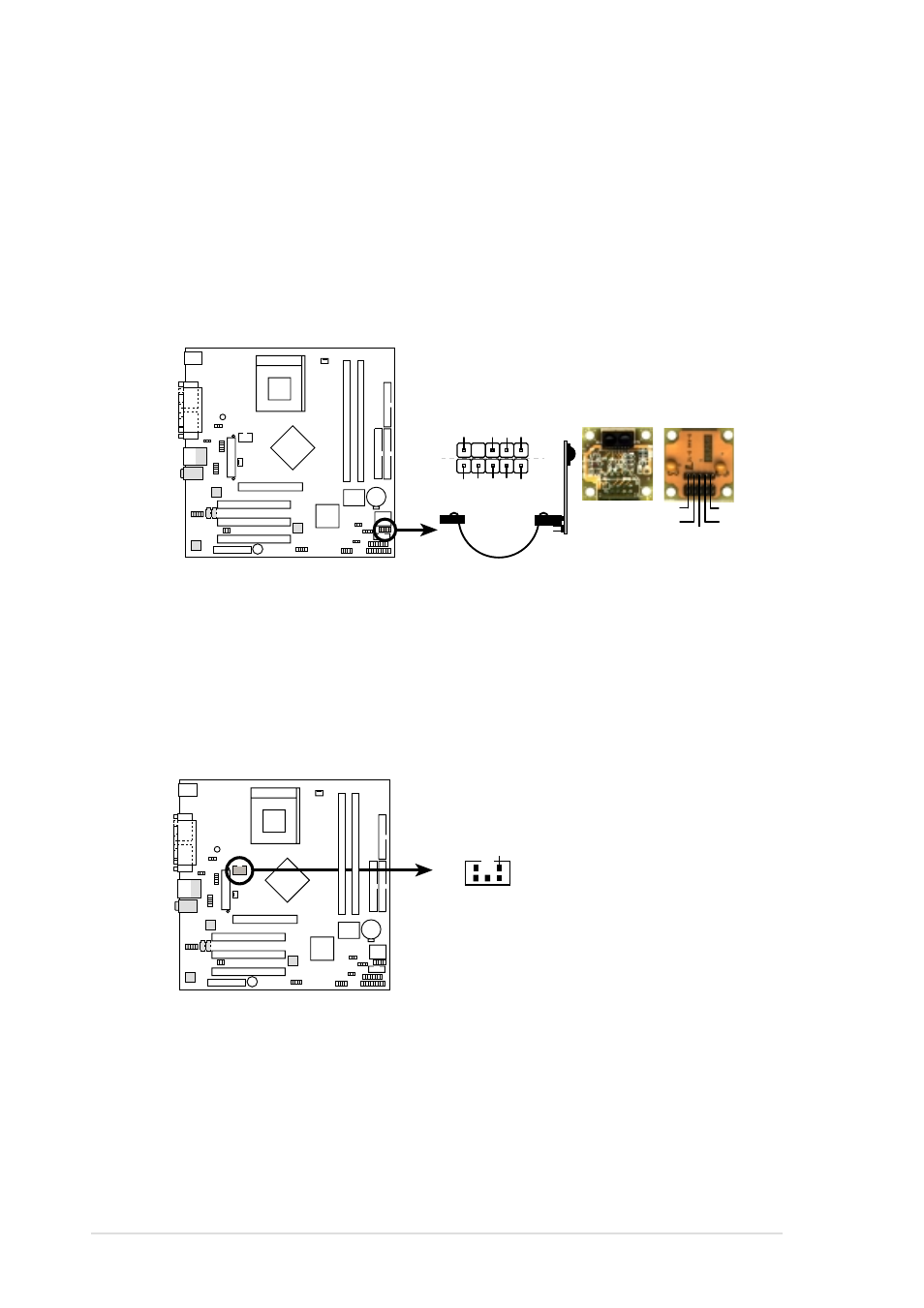 A7n8x-vm infrared module connector, A7n8x-vm tv out connector | Asus Motherboard A7N8X-VM User Manual | Page 30 / 64