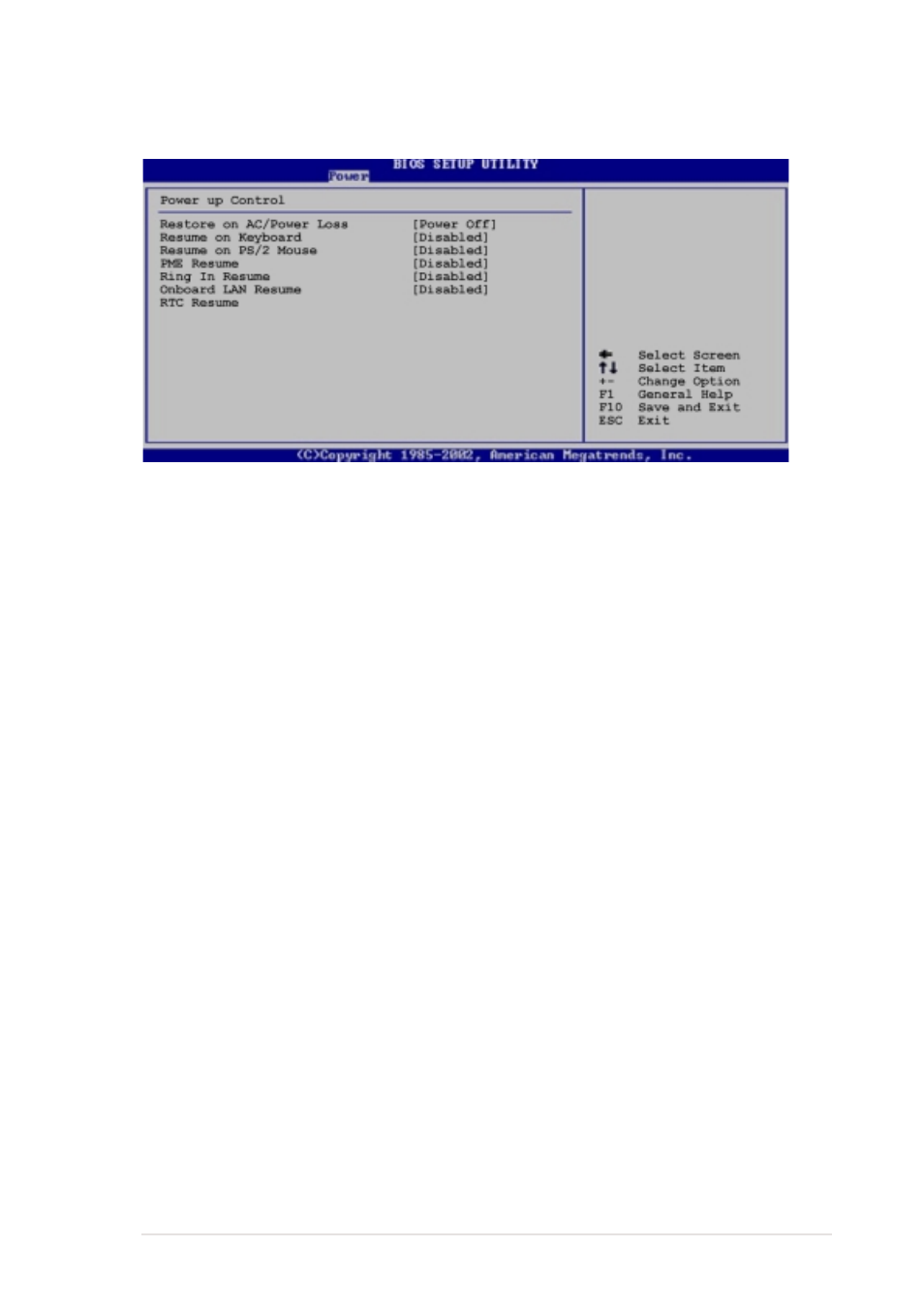 1 power up control | Asus Motherboard A7N8X-VM User Manual | Page 45 / 64