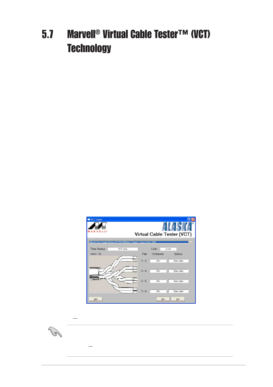 7 marvell, Virtual cable tester™ (vct) technology | Asus A7N8X-E User Manual | Page 111 / 114
