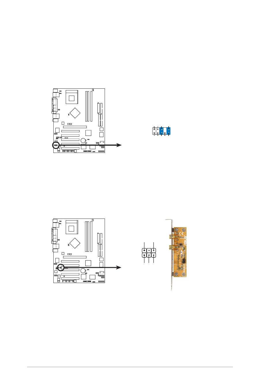 A7n8x-e front panel audio connector fp_audio, A7n8x-e digital audio connector spdif1 | Asus A7N8X-E User Manual | Page 46 / 114