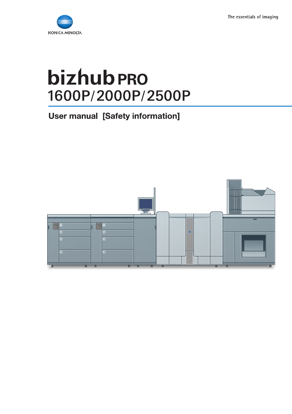 Konica Minolta bizhub PRO 1600P User Manual | 148 pages