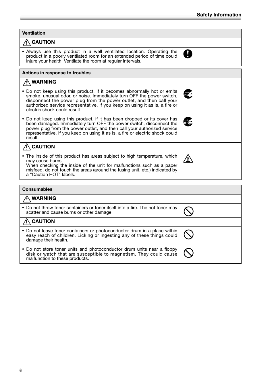 Konica Minolta bizhub PRO 1600P User Manual | Page 8 / 148