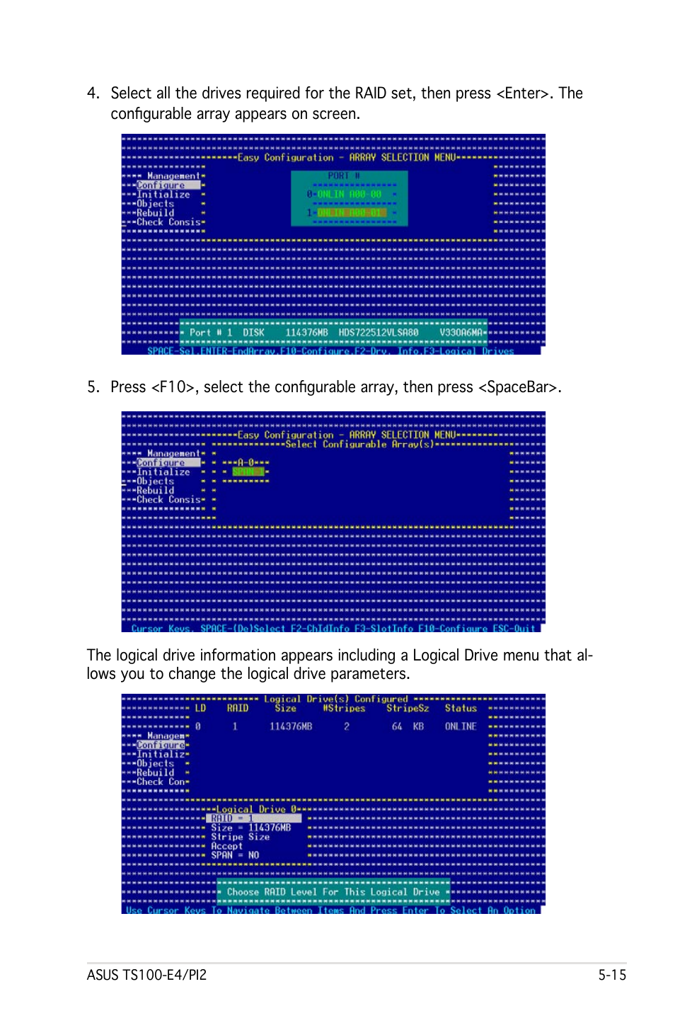 Asus Pedestal Server TS100-E4/PI2 User Manual | Page 115 / 158