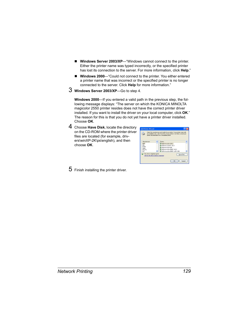 Konica Minolta Magicolor 2550 User Manual | Page 145 / 230