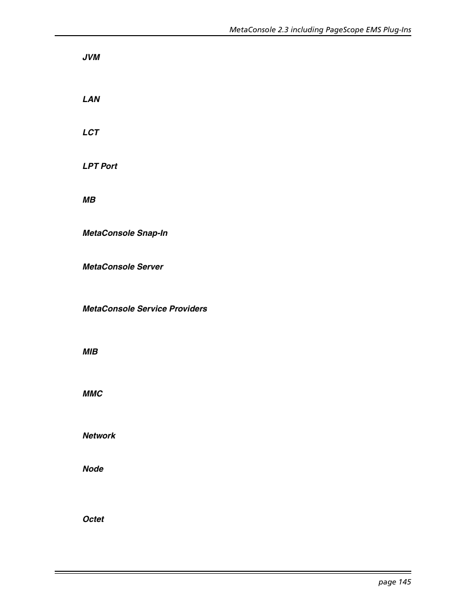 Konica Minolta BIZHUB C30P User Manual | Page 159 / 167
