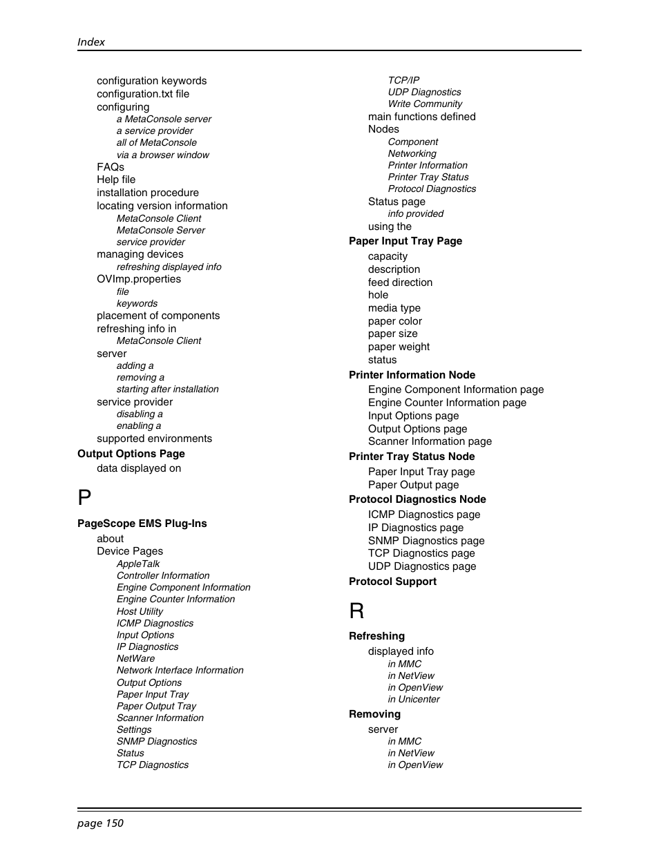 Konica Minolta BIZHUB C30P User Manual | Page 164 / 167