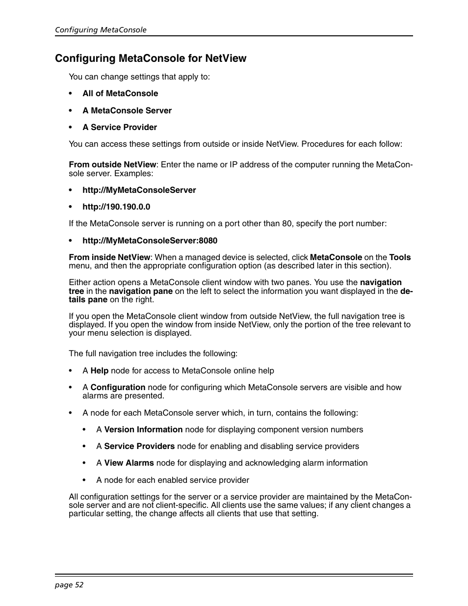 Configuring metaconsole for netview | Konica Minolta BIZHUB C30P User Manual | Page 66 / 167