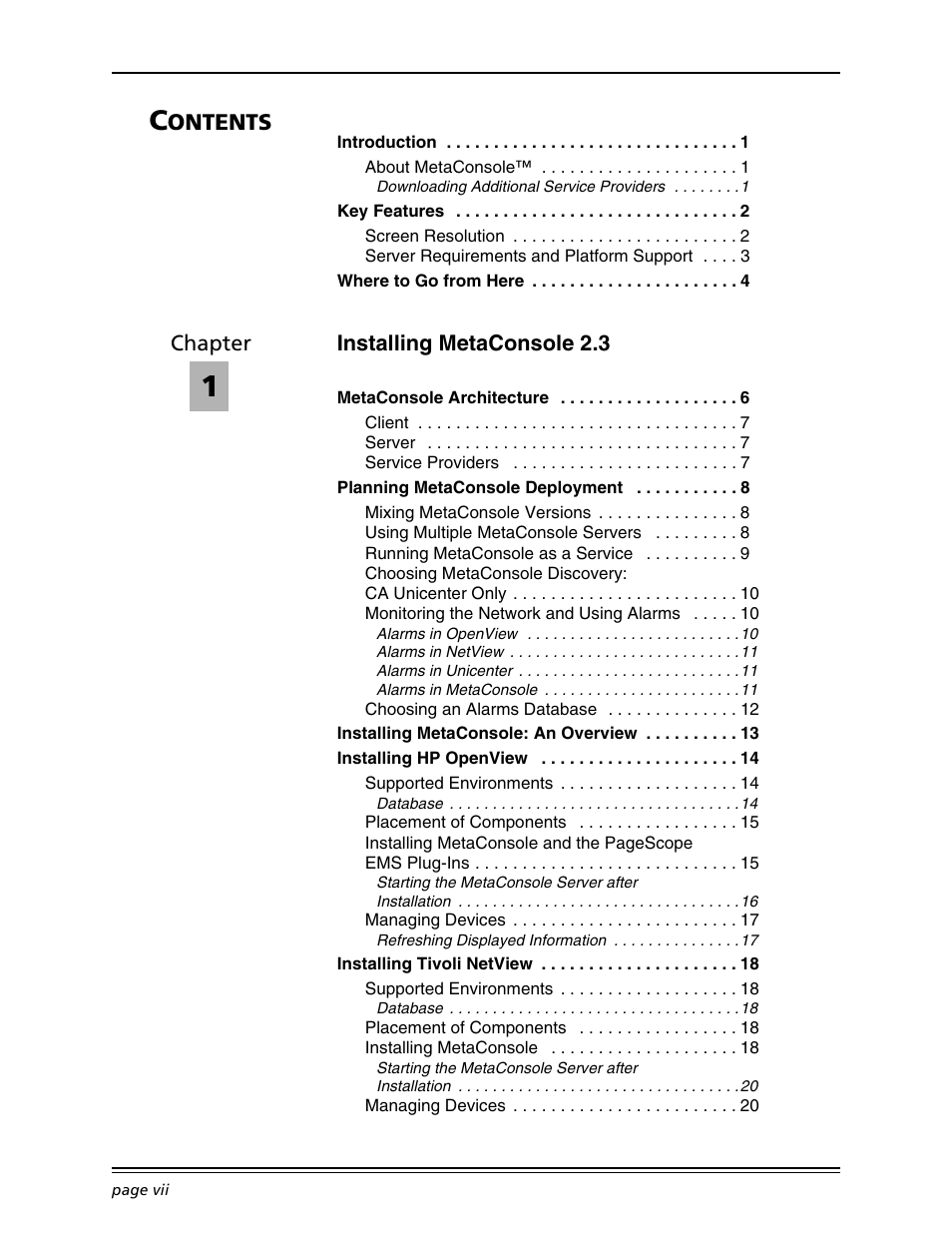 Konica Minolta BIZHUB C30P User Manual | Page 9 / 167