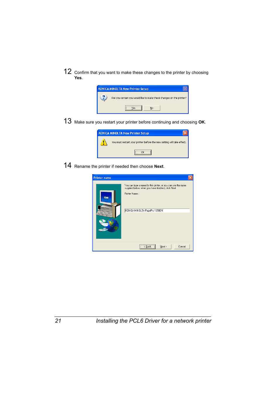 Konica Minolta PagePro 1350EN User Manual | Page 28 / 112