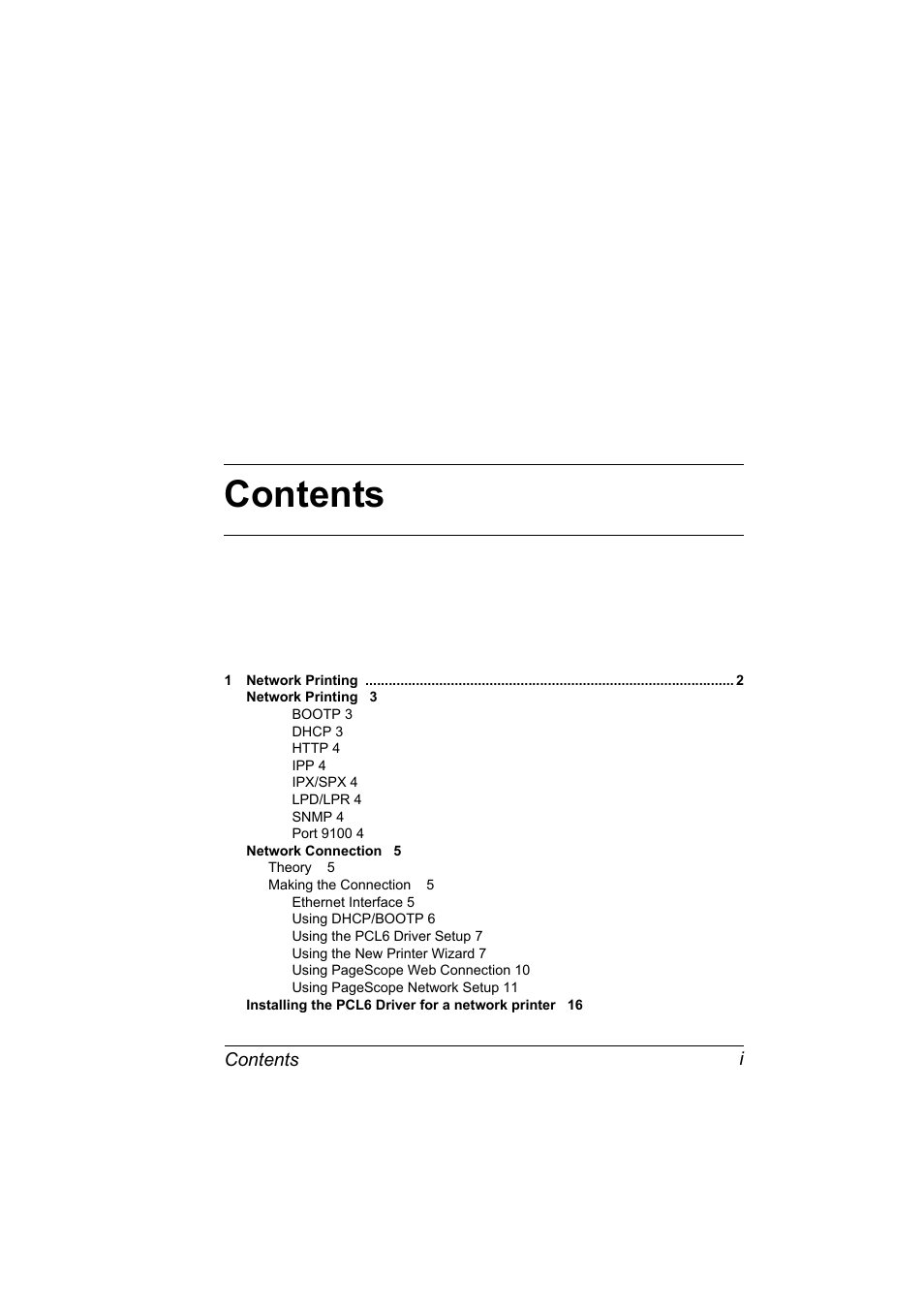 Konica Minolta PagePro 1350EN User Manual | Page 5 / 112