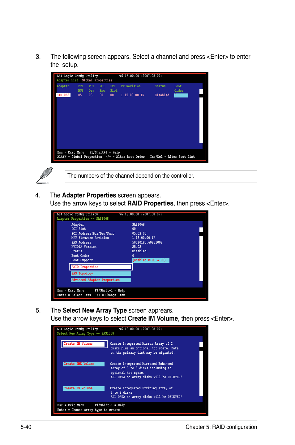 40 chapter 5: raid configuration | Asus DSEB-D16/SAS User Manual | Page 150 / 200