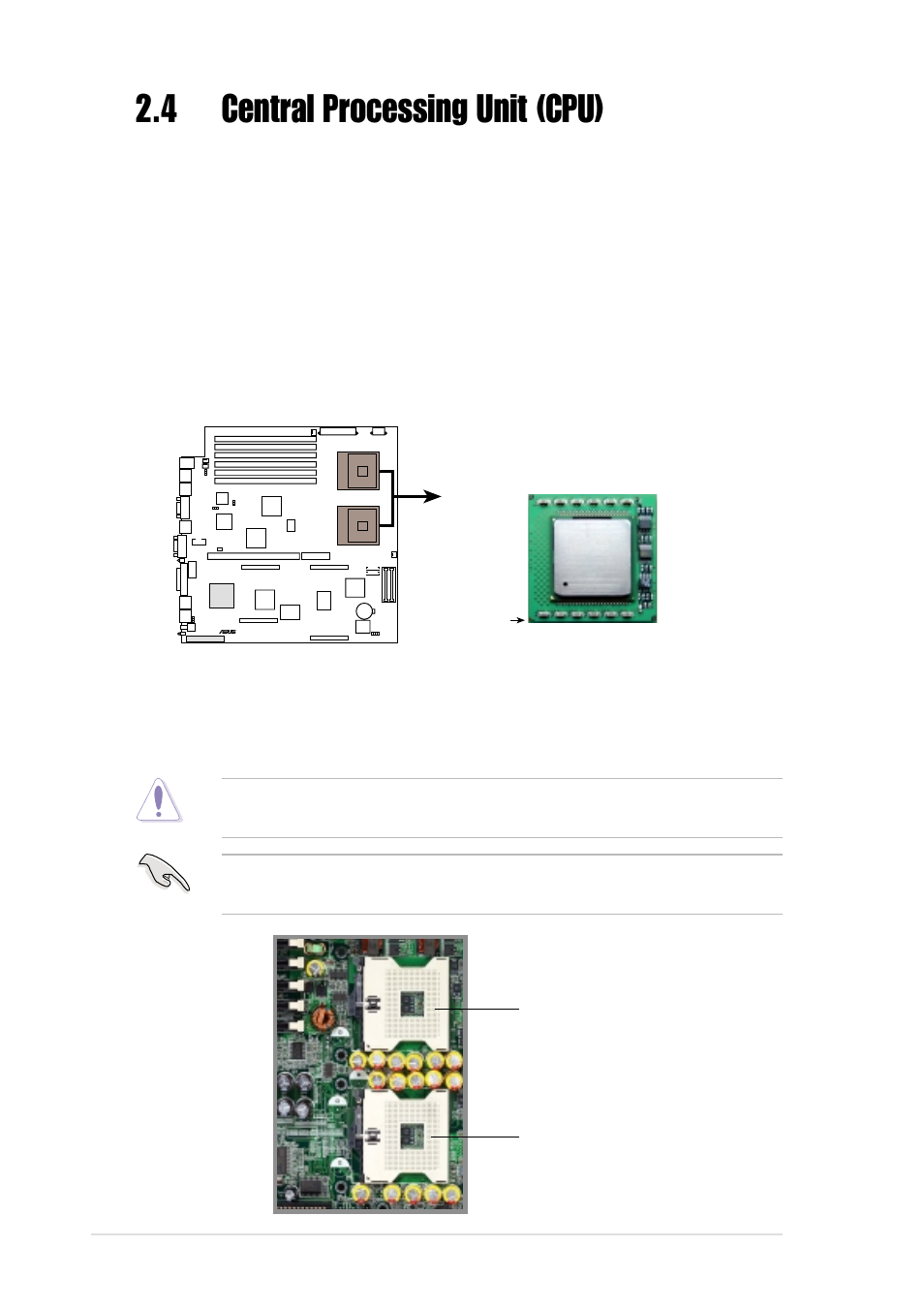 4 central processing unit (cpu), 1 overview | Asus Motherboard PR-DLSR533 User Manual | Page 30 / 108