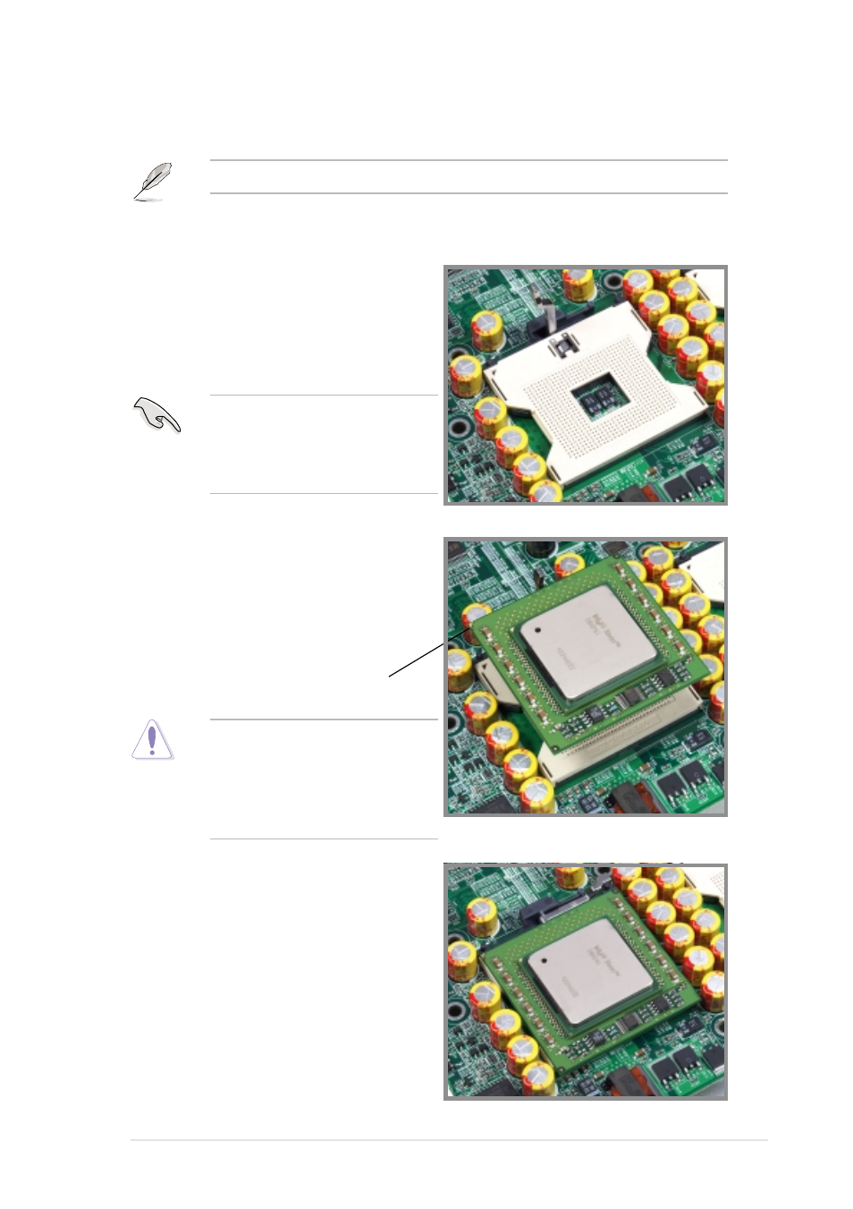 2 installing the cpu | Asus Motherboard PR-DLSR533 User Manual | Page 31 / 108