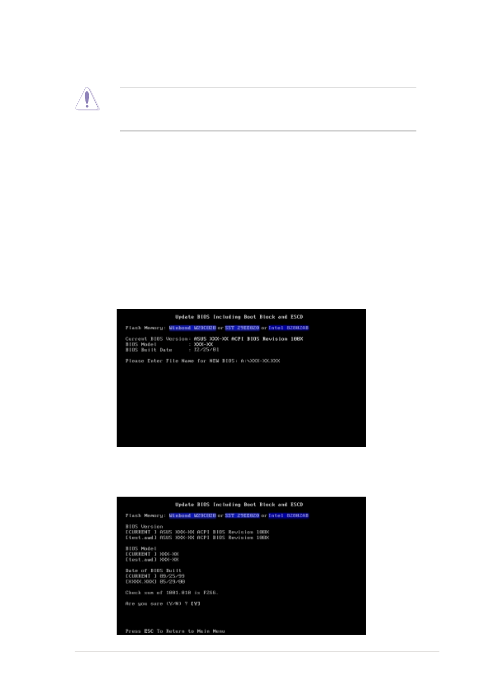 2 updating the bios | Asus Motherboard PR-DLSR533 User Manual | Page 57 / 108