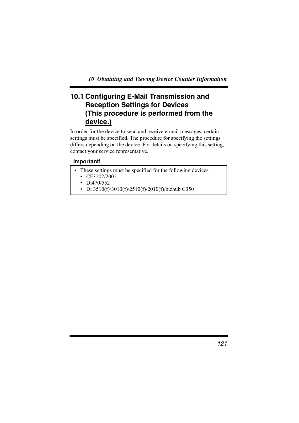1 configuring e-mail transmission and | Konica Minolta bizhub C31P User Manual | Page 132 / 147