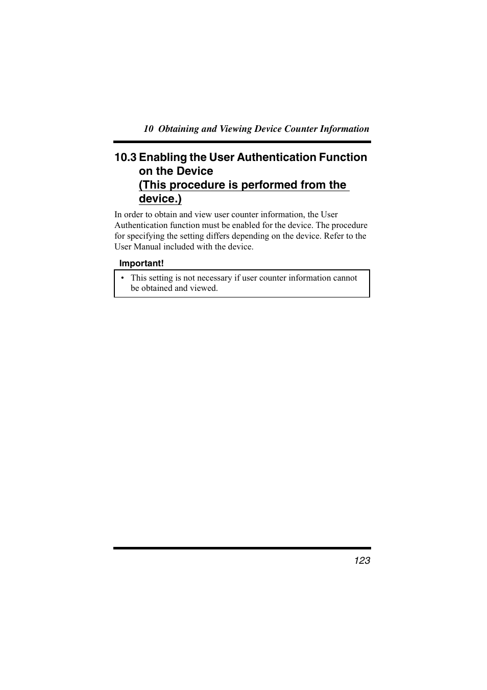 3 enabling the user authentication function on | Konica Minolta bizhub C31P User Manual | Page 134 / 147