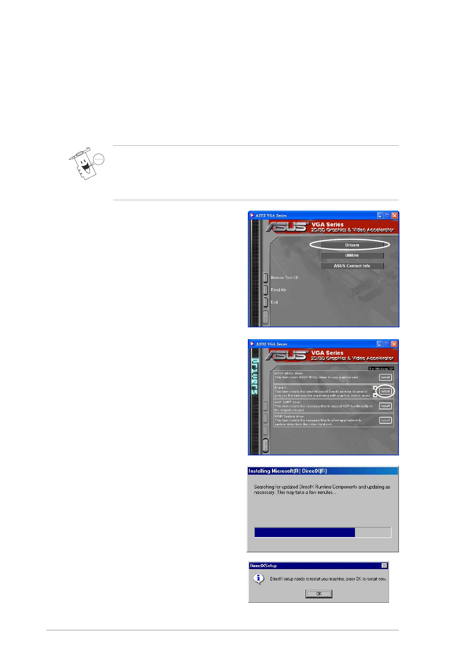 4 directx | Asus Graphics Card A9200 Series User Manual | Page 16 / 28