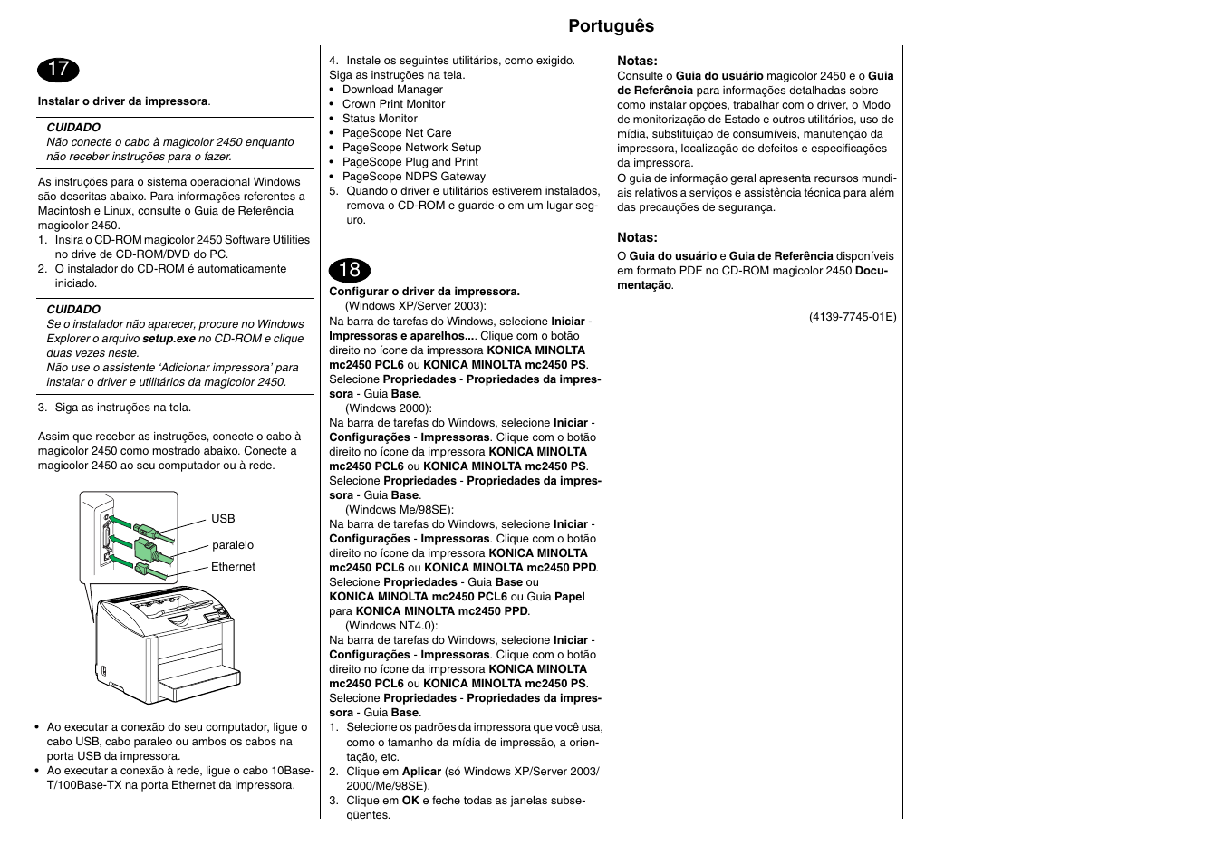 Konica Minolta Magicolor 2450 User Manual | Page 10 / 27