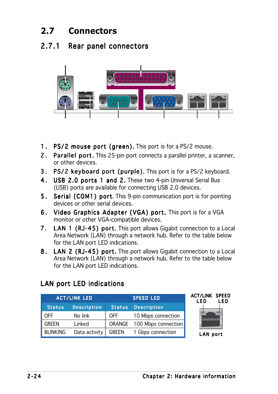 7 connectors | Asus Motherboard P5MT-M User Manual | Page 44 / 150