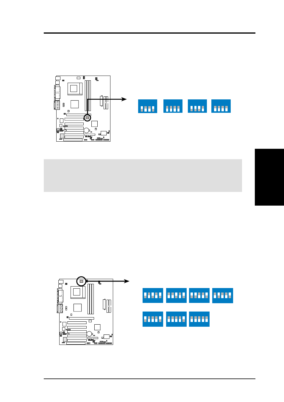 Hardware setup, A7v266 cpu external frequency selection sysclk | Asus A7V266 User Manual | Page 19 / 110