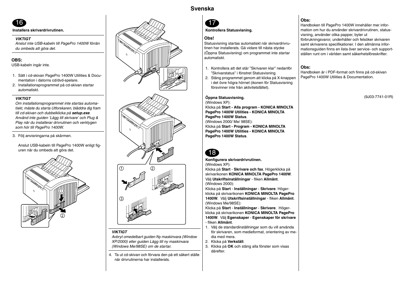 Konica Minolta PagePro 1400W User Manual | Page 18 / 26