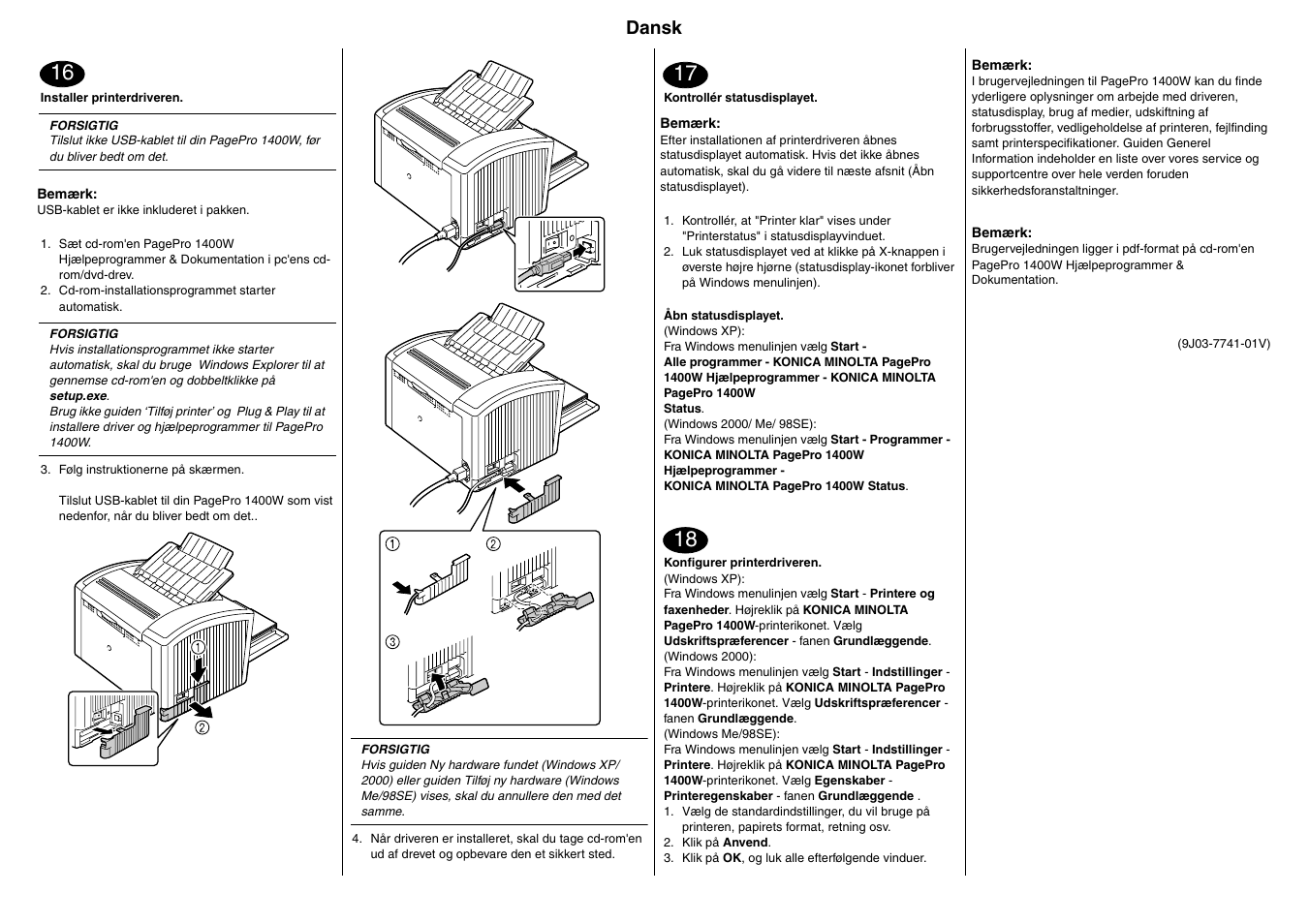 Konica Minolta PagePro 1400W User Manual | Page 19 / 26