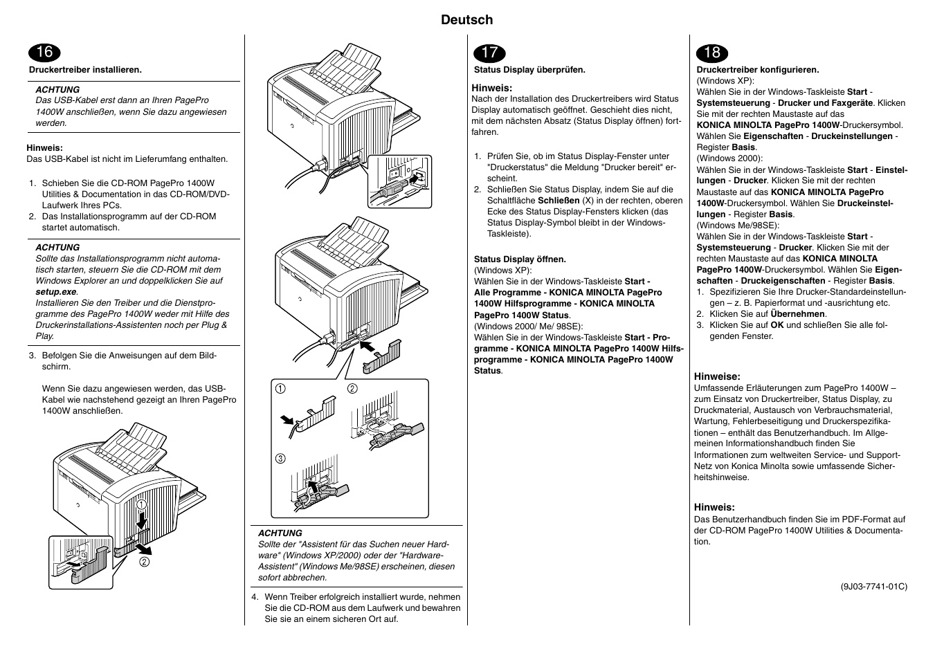 Konica Minolta PagePro 1400W User Manual | Page 7 / 26