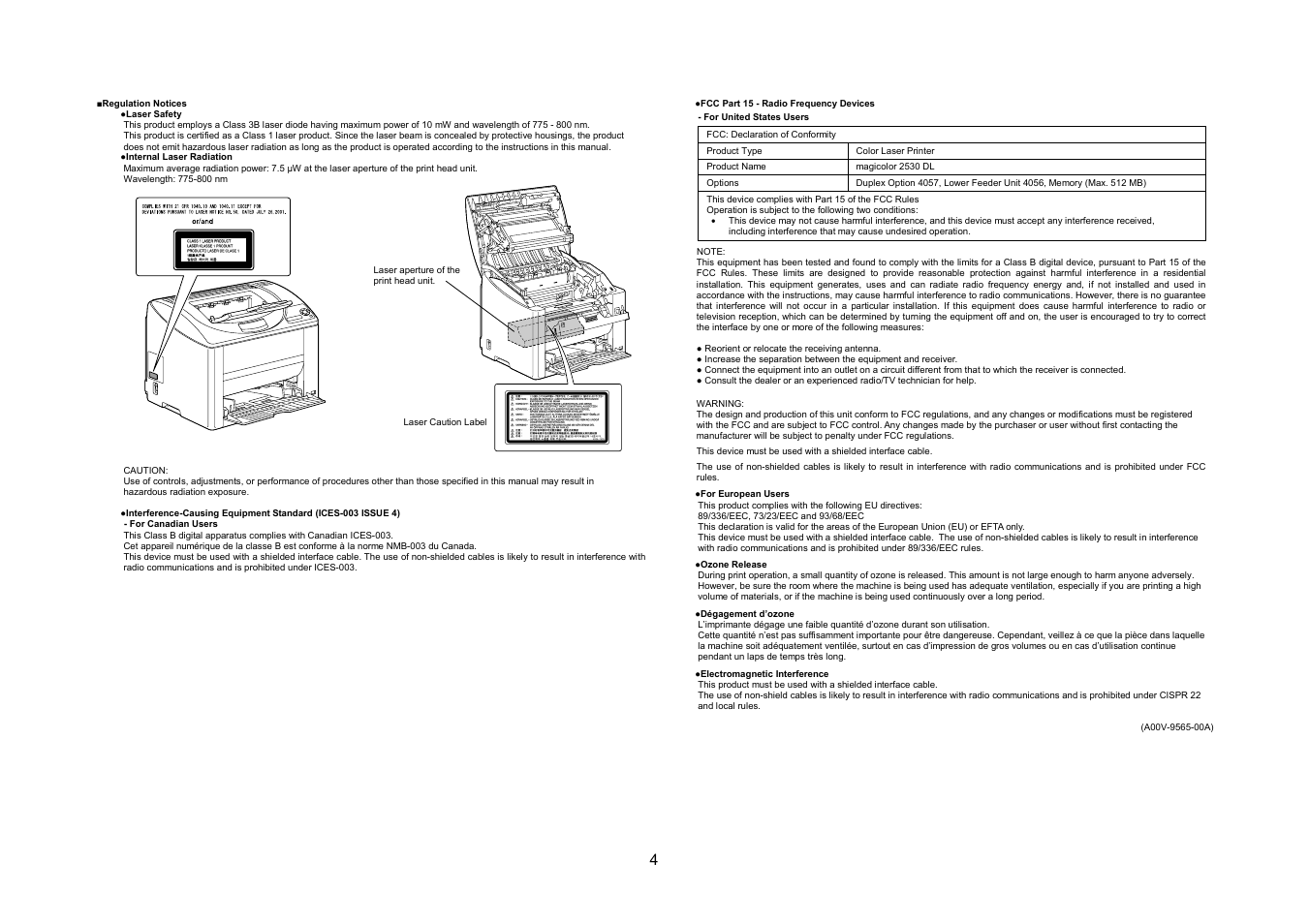 Konica Minolta magicolor 2530DL User Manual | Page 3 / 48