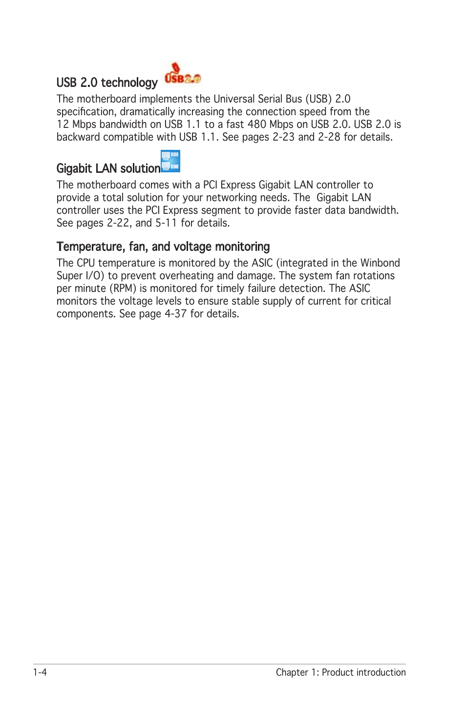 Asus Motherboard P5LD2 User Manual | Page 18 / 142