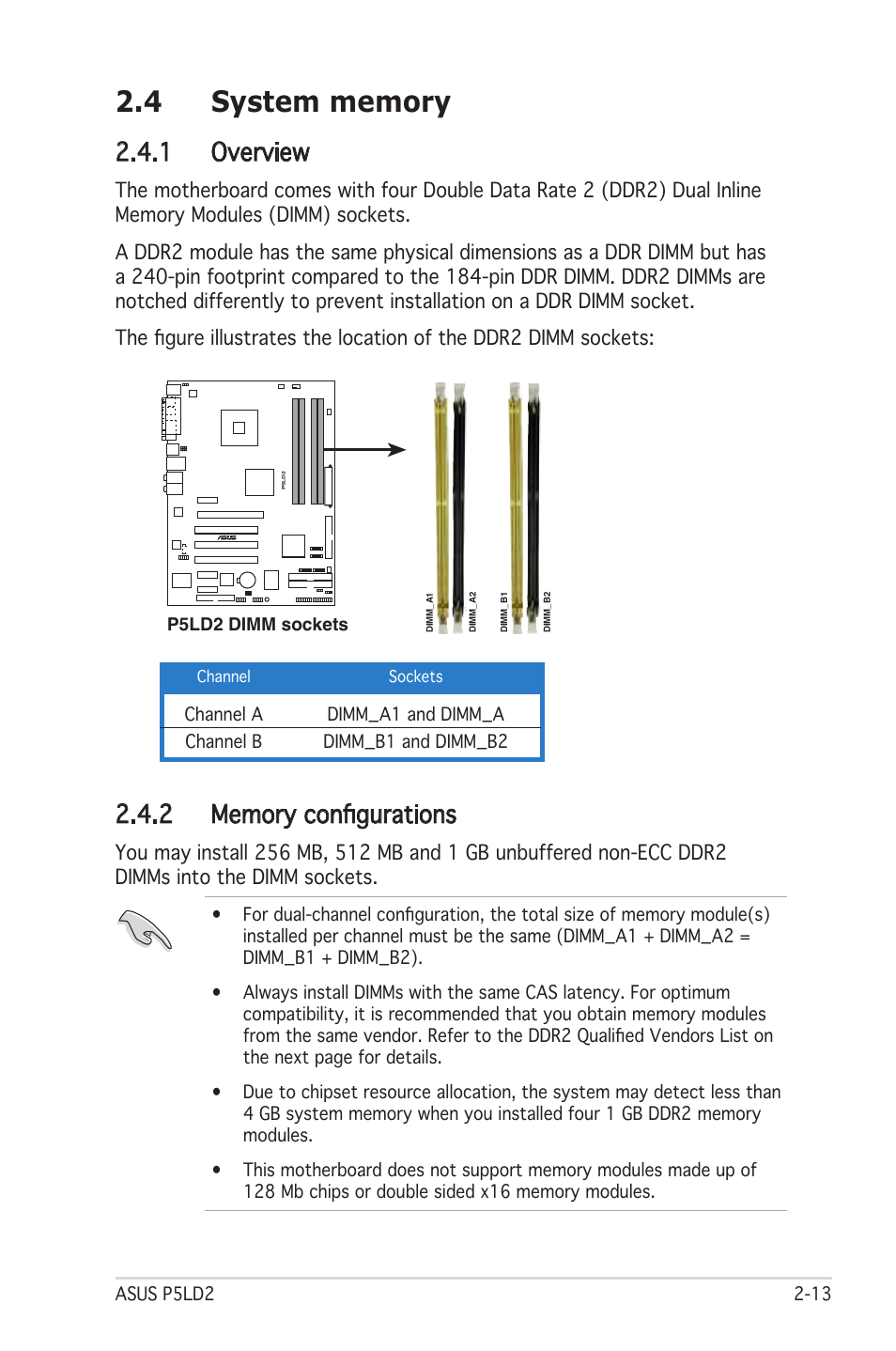 1 overview | Asus Motherboard P5LD2 User Manual | Page 35 / 142