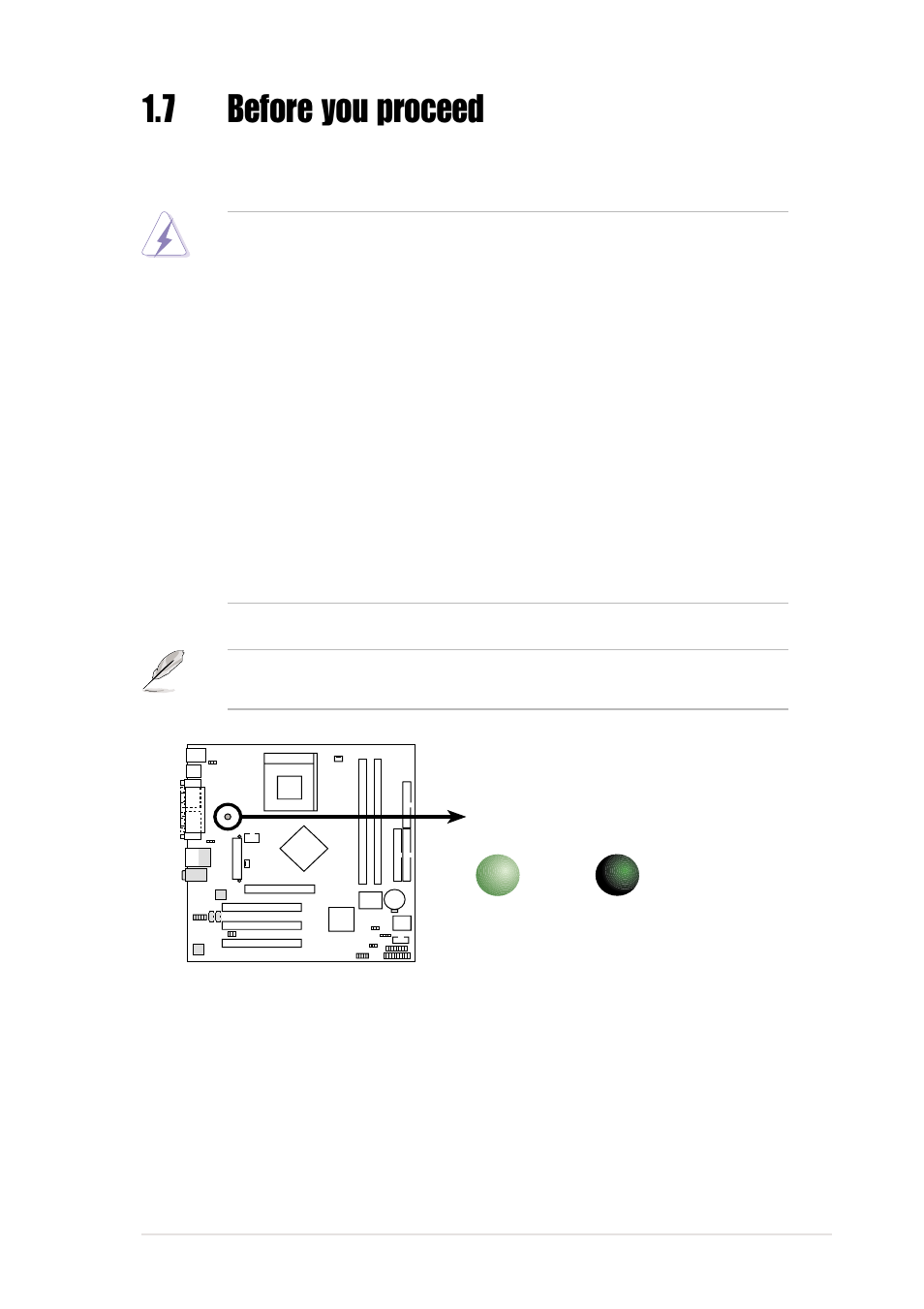 7 before you proceed | Asus A7N8X-VM User Manual | Page 19 / 64