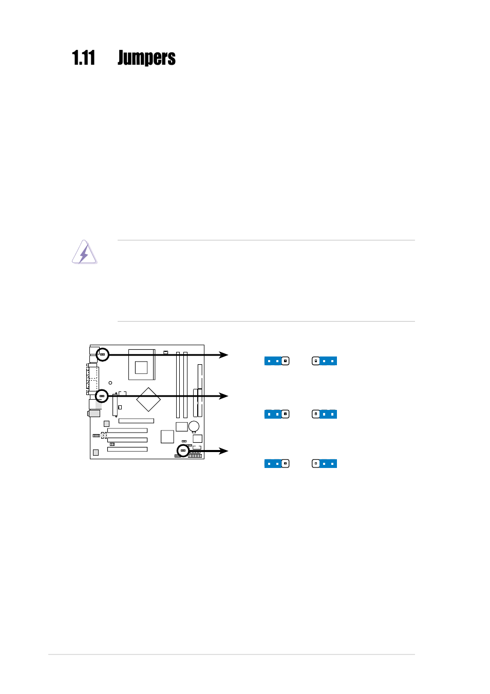 11 jumpers | Asus A7N8X-VM User Manual | Page 24 / 64