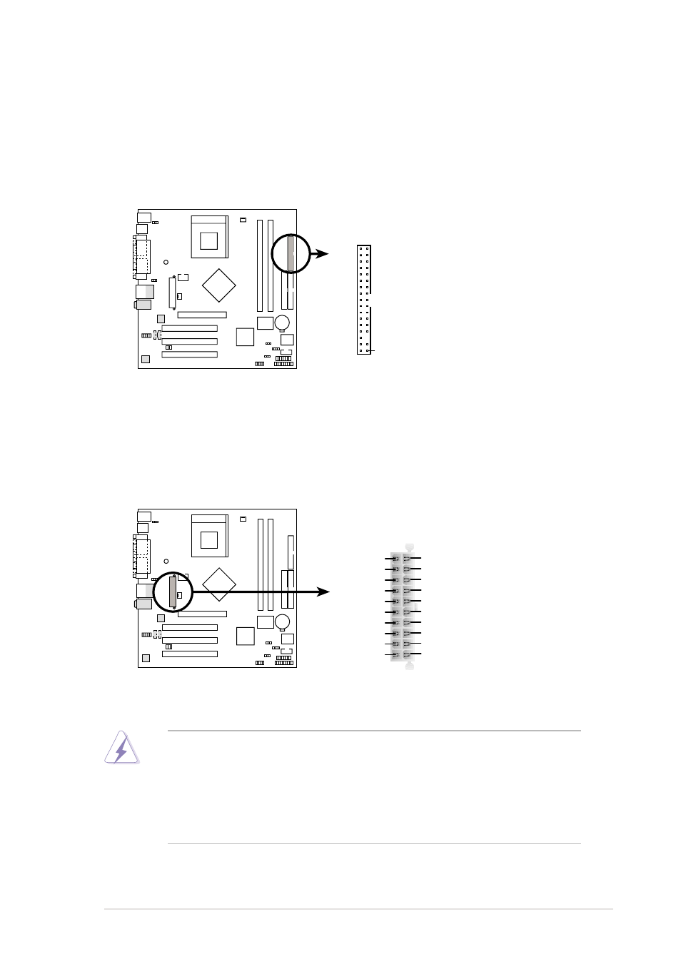 A7n8x-vm floppy disk drive connector, Floppy1, A7n8x-vm atx power connector atxpwr1 | Asus A7N8X-VM User Manual | Page 27 / 64