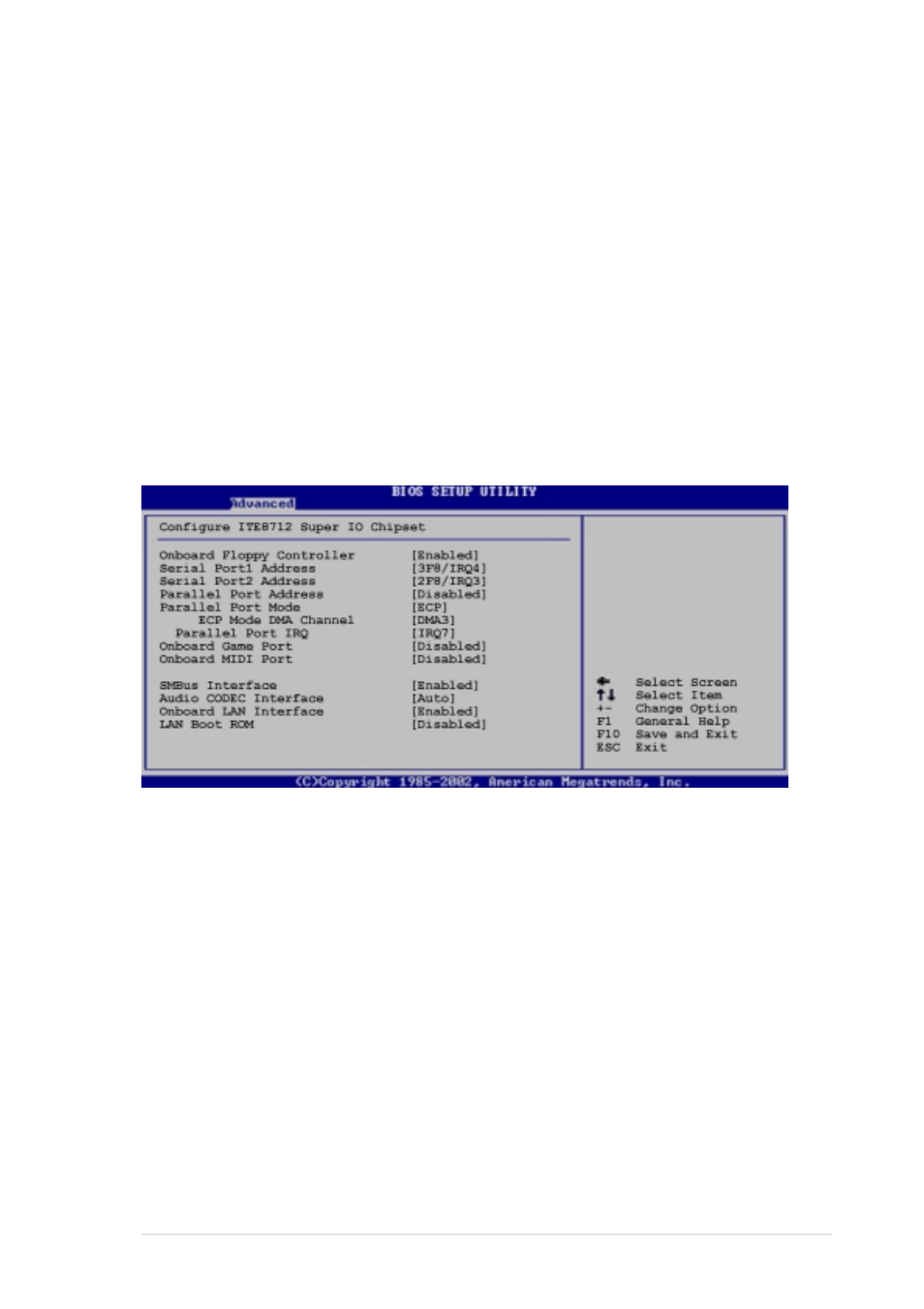 2 onboard devices configuration | Asus A7N8X-VM User Manual | Page 45 / 64