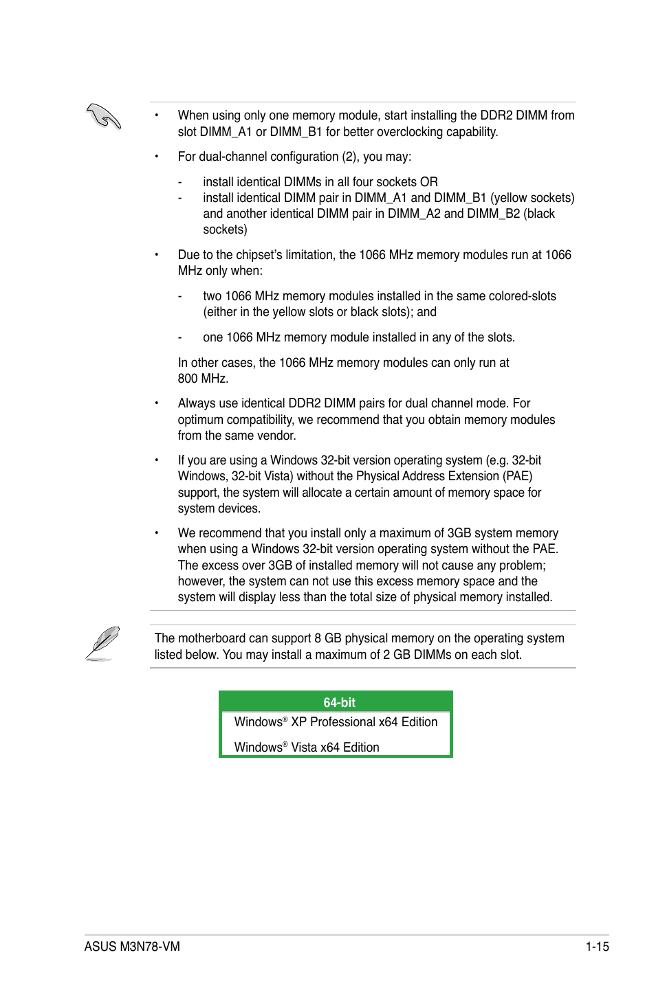 Asus M3N78-VM User Manual | Page 27 / 106