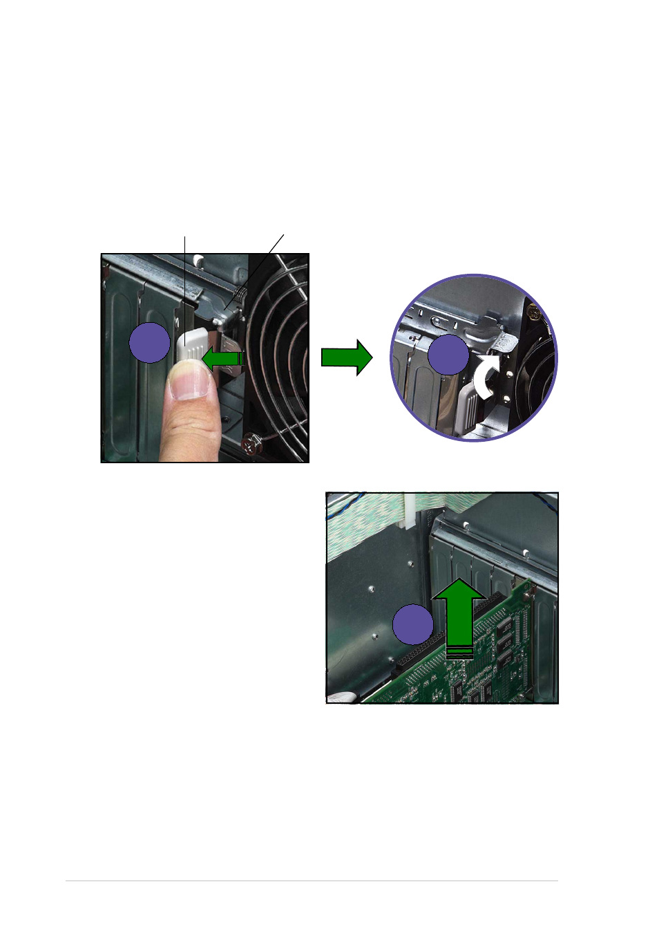 1a 1b, 3 removing an expansion card | Asus 5U Tower Chassis Kit AK34 User Manual | Page 34 / 42