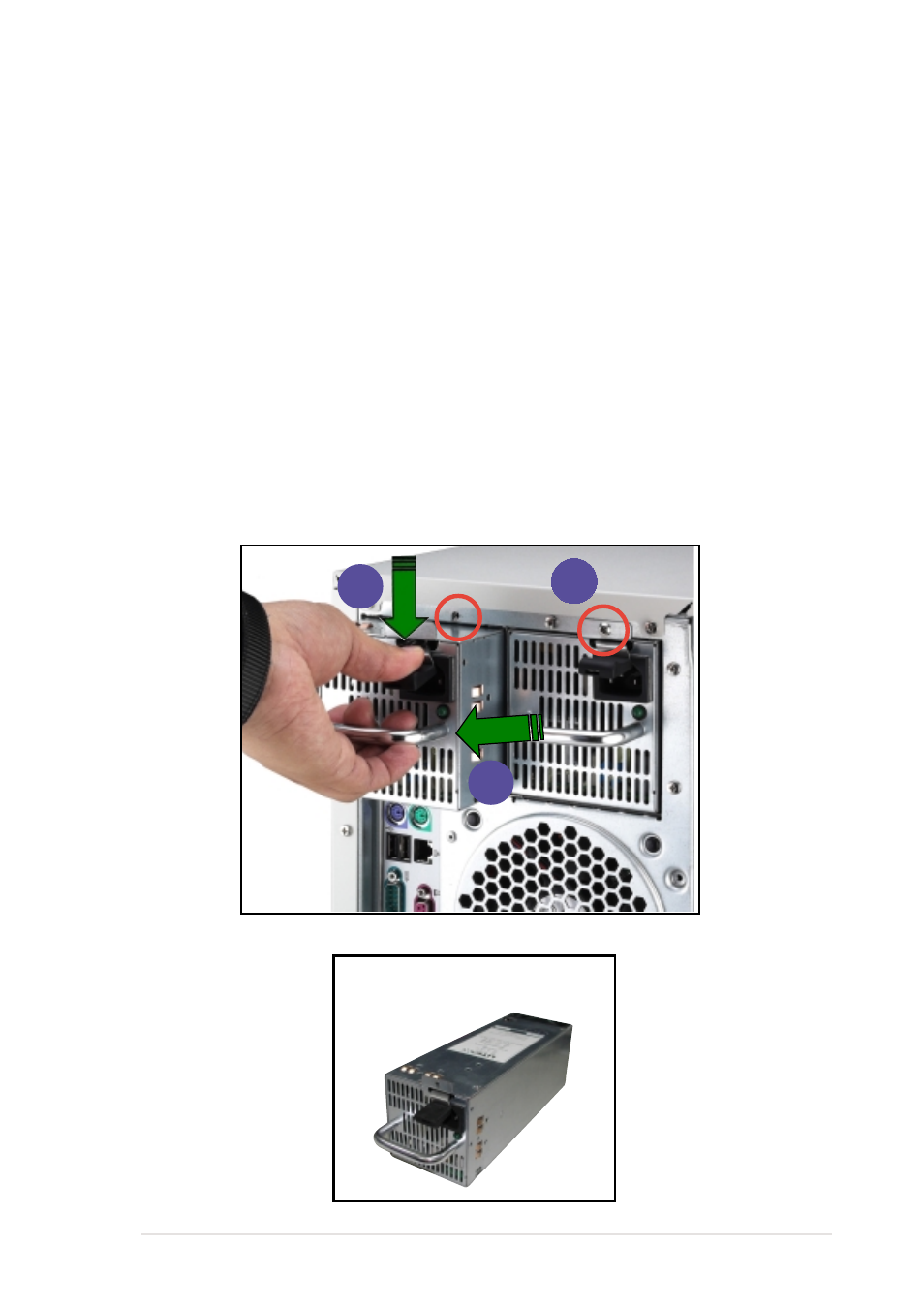 3 power supply modules | Asus 5U Tower Chassis Kit AK34 User Manual | Page 37 / 42