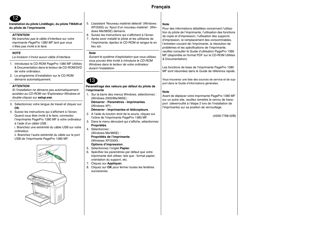 Français | Konica Minolta PagePro 1380MF User Manual | Page 6 / 28
