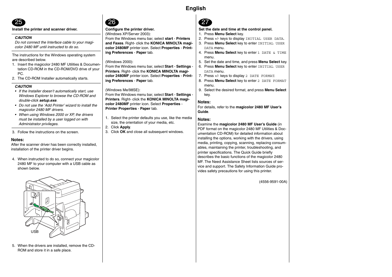 English | Konica Minolta Magicolor 2480MF User Manual | Page 8 / 30