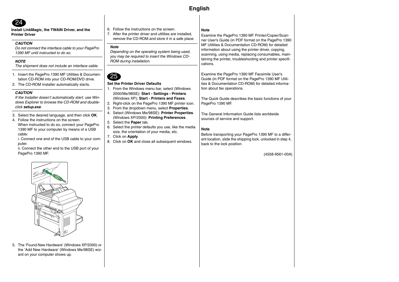 English | Konica Minolta PagePro 1390MF User Manual | Page 7 / 28