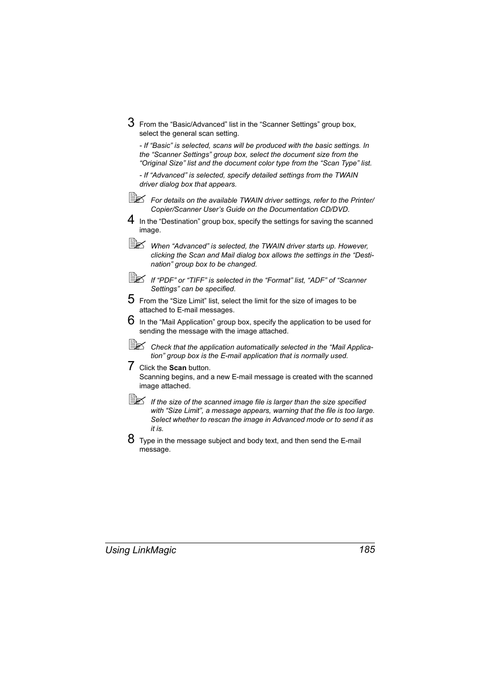 Konica Minolta MAGICOLOR 4695MF User Manual | Page 209 / 546